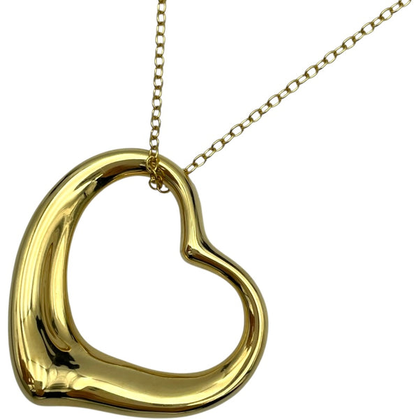 ティファニー TIFFANY＆CO オープンハートネックレス ゴールド 750 ジュエリー