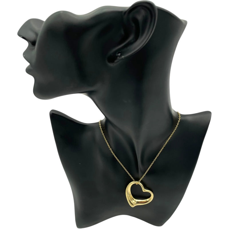 ティファニー TIFFANY＆CO オープンハートネックレス ゴールド 750 ジュエリー