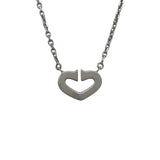 カルティエ Cartier Cハートダイヤネックレス ホワイトゴールド 750 ダイヤモンド ジュエリー