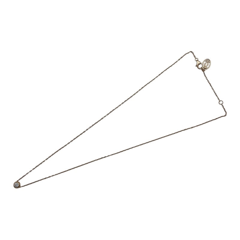 カルティエ Cartier ダムール 1Pダイヤネックレス LM ピンクゴールド Au750 ダイヤモンド ジュエリー