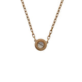 カルティエ Cartier ダムール 1Pダイヤネックレス LM ピンクゴールド Au750 ダイヤモンド ジュエリー