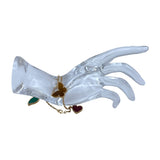 ヴァンクリーフ＆アーペル Van Cleef & Arpels ラッキーアルハンブラ ４Pモチーフ イエローゴールド Au750 カーネリアン ジュエリー