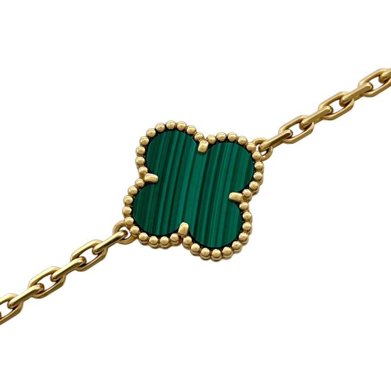 ヴァンクリーフ＆アーペル Van Cleef & Arpels ヴィンテージ アルハンブラ ブレスレット 5モチーフ イエローゴールド Au750 ダイヤモンド ジュエリー