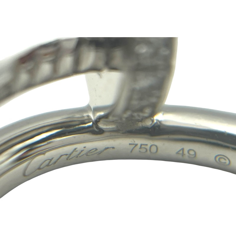 カルティエ Cartier ジュストアンクルダイヤリング ホワイトゴールド 750 ジュエリー