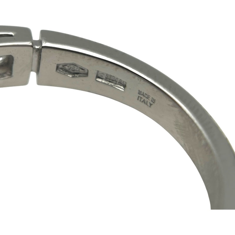 ブルガリ BVLGARI ブルガリブルガリサークルダイヤリング ホワイトゴールド 750 ジュエリー