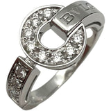 ブルガリ BVLGARI ブルガリブルガリサークルダイヤリング ホワイトゴールド 750 ジュエリー