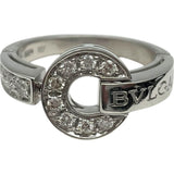 ブルガリ BVLGARI ブルガリブルガリサークルダイヤリング ホワイトゴールド 750 ジュエリー