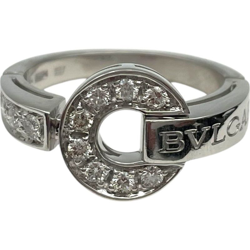 ブルガリ BVLGARI ブルガリブルガリサークルダイヤリング ホワイトゴールド 750 ジュエリー