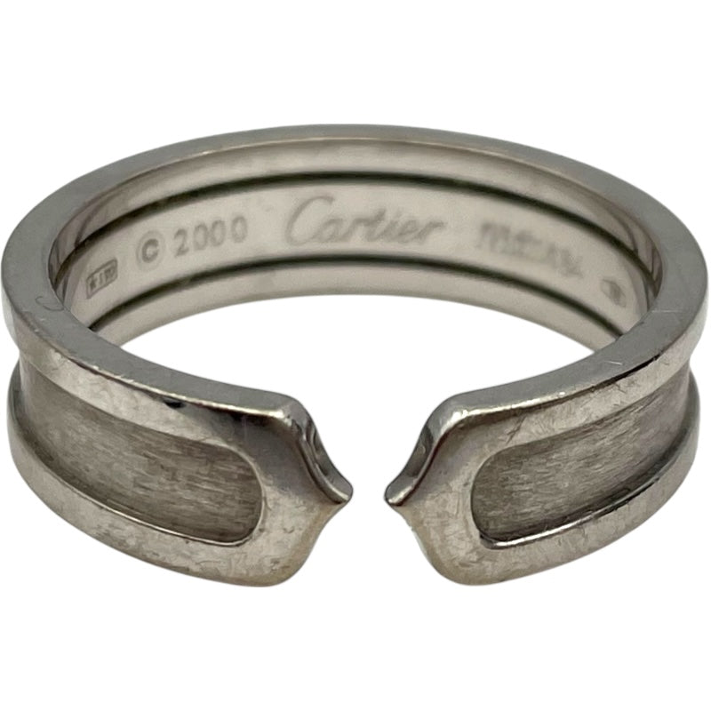 カルティエ Cartier C2リングSM ホワイトゴールド 750 ジュエリー