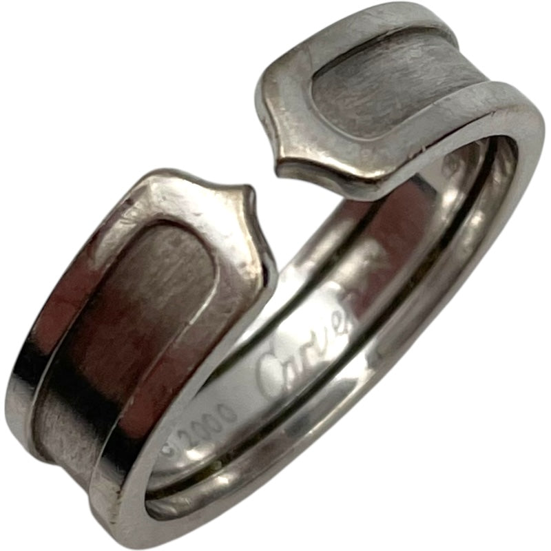 カルティエ Cartier C2リングSM ホワイトゴールド 750 ジュエリー