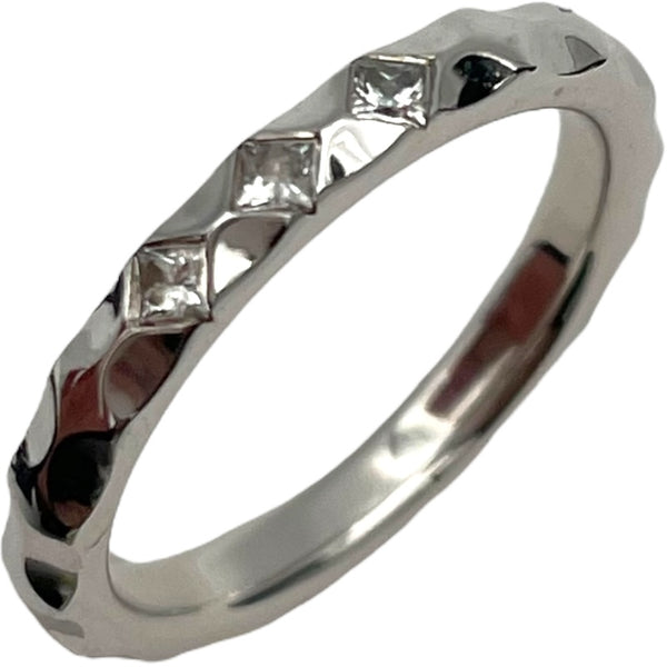 ルイ・ヴィトン LOUIS VUITTON アリアンスモノグラムアンフィニリング ホワイトゴールド Au750 ジュエリー