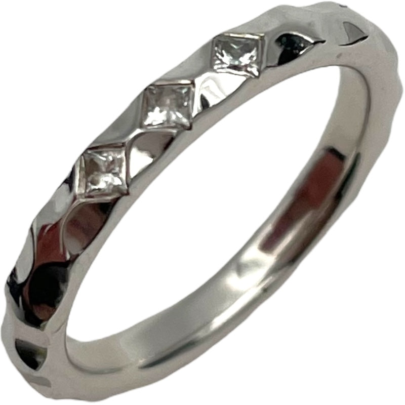 ルイ・ヴィトン LOUIS VUITTON アリアンスモノグラムアンフィニリング ホワイトゴールド Au750 ジュエリー