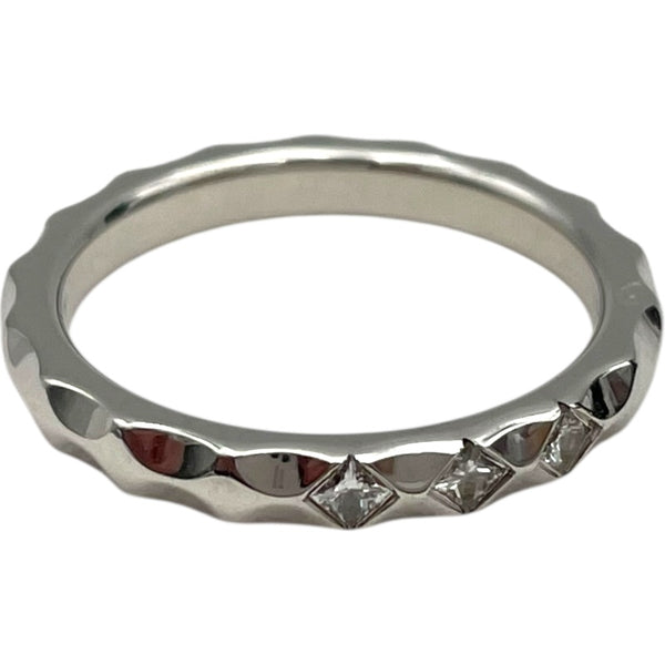 ルイ・ヴィトン LOUIS VUITTON アリアンスモノグラムアンフィニリング ホワイトゴールド Au750 ジュエリー