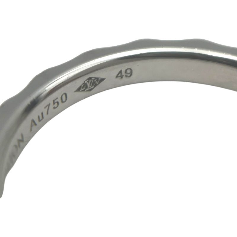 ルイ・ヴィトン LOUIS VUITTON アリアンスモノグラムアンフィニリング ホワイトゴールド Au750 ジュエリー