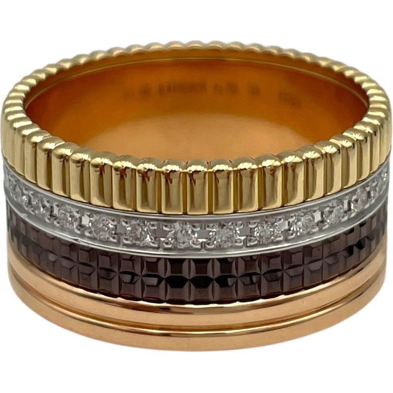 ブシュロン BOUCHERON キャトルクラシックダイヤラージリング 750 Au750 ジュエリー