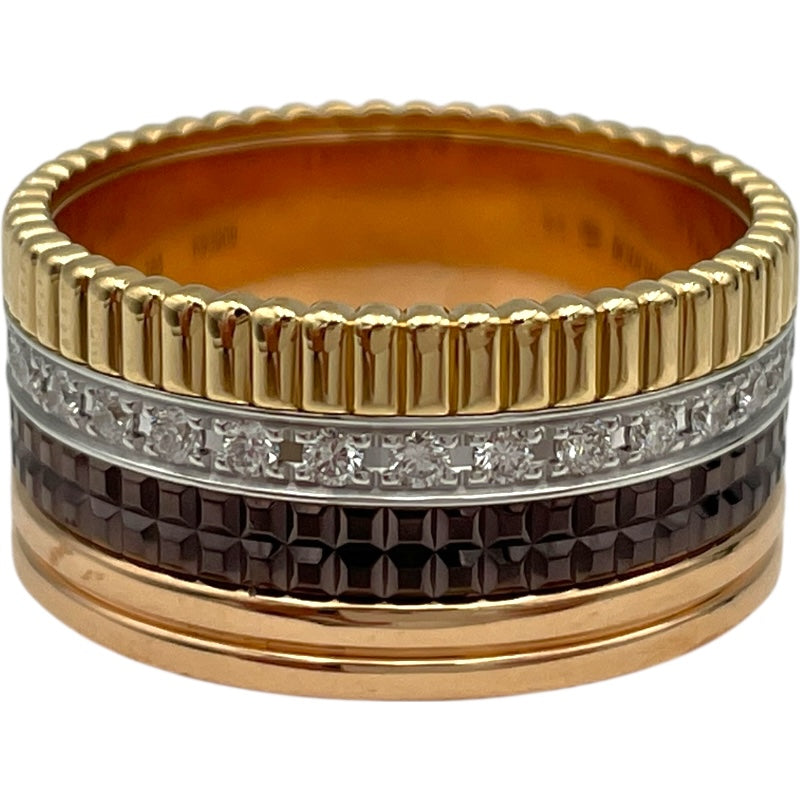 ブシュロン BOUCHERON キャトルクラシックダイヤラージリング 750 Au750 ジュエリー