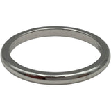 グラフ GRAFF Dシェイプウェディングバンドリング プラチナ Pt950 ジュエリー