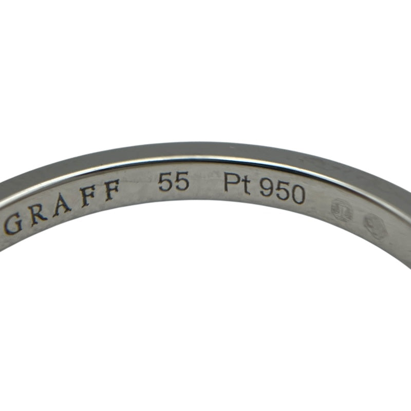 グラフ GRAFF Dシェイプウェディングバンドリング プラチナ Pt950 ジュエリー