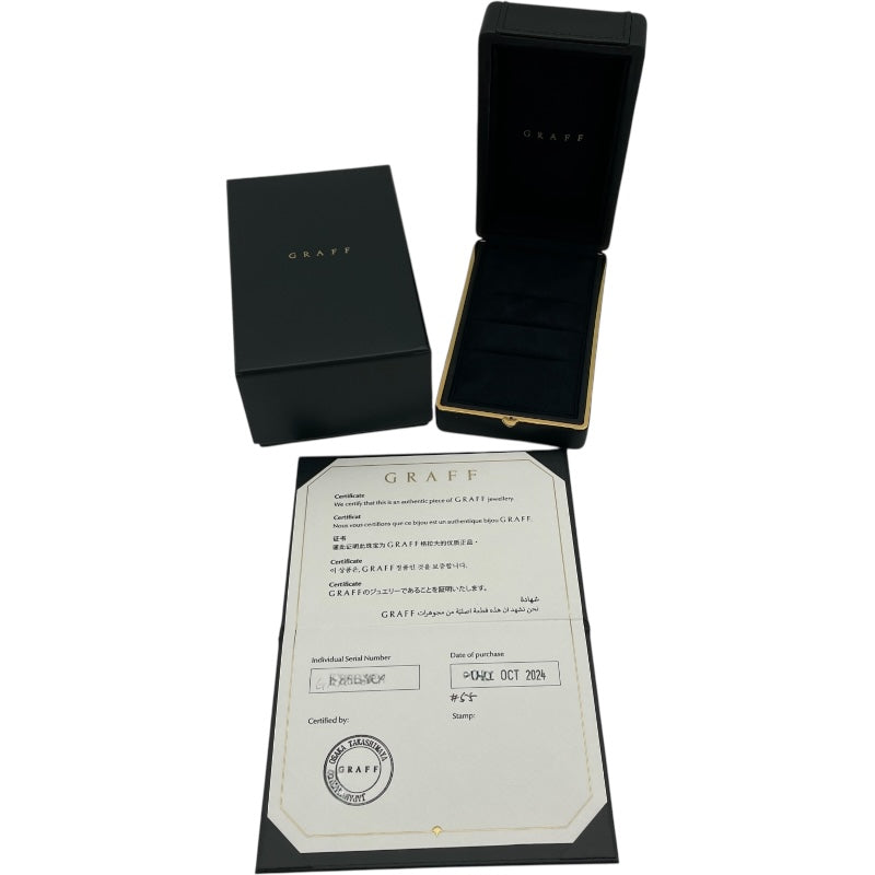 グラフ GRAFF Dシェイプウェディングバンドリング プラチナ Pt950 ジュエリー