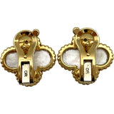 ヴァンクリーフ＆アーペル Van Cleef & Arpels ヴィンテージアルハンブラピアスMOP ゴールド Au750 ジュエリー