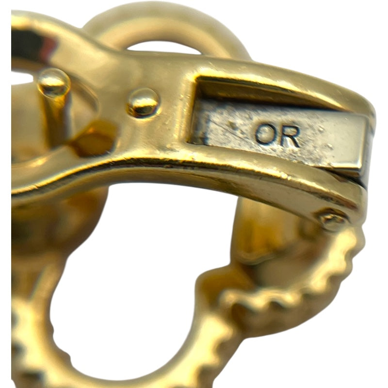 ヴァンクリーフ＆アーペル Van Cleef & Arpels ヴィンテージアルハンブラピアスMOP ゴールド Au750 ジュエリー