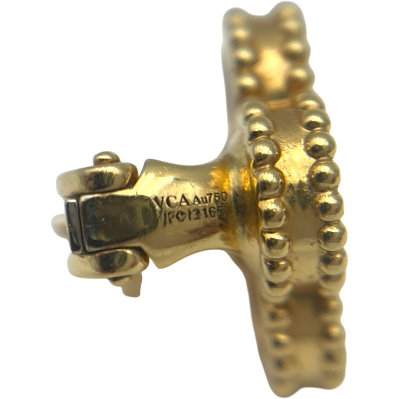 ヴァンクリーフ＆アーペル Van Cleef & Arpels ヴィンテージアルハンブラピアスMOP ゴールド Au750 ジュエリー