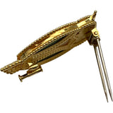 ヴァンクリーフ＆アーペル Van Cleef & Arpels ラッキーアニマルズアウルクリップ ゴールド Au750 ジュエリー