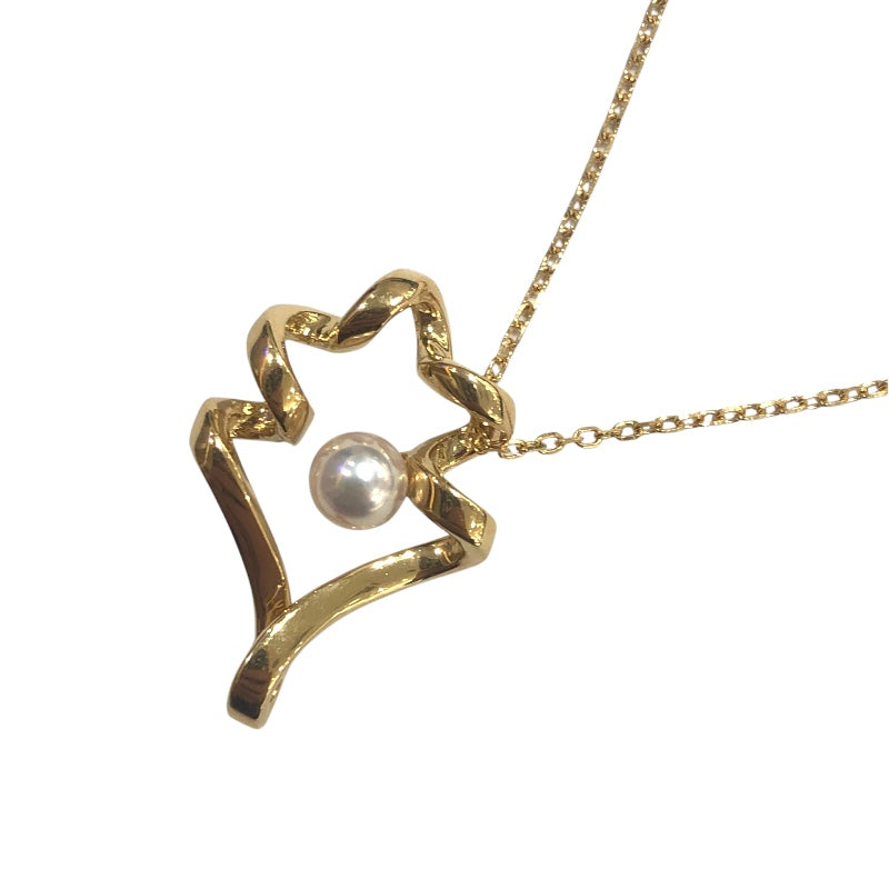ミキモト MIKIMOTO ネックレス イエローゴールド K18YG ジュエリー