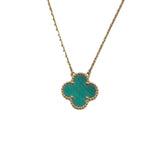 ヴァンクリーフ＆アーペル Van Cleef & Arpels ヴィンテージアルハンブラネックレス マラカイト Au750 ジュエリー
