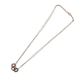 カルティエ Cartier ラブスリーフープﾀダイヤネックレス ホワイトゴールド/イエローゴールド 750 ジュエリー