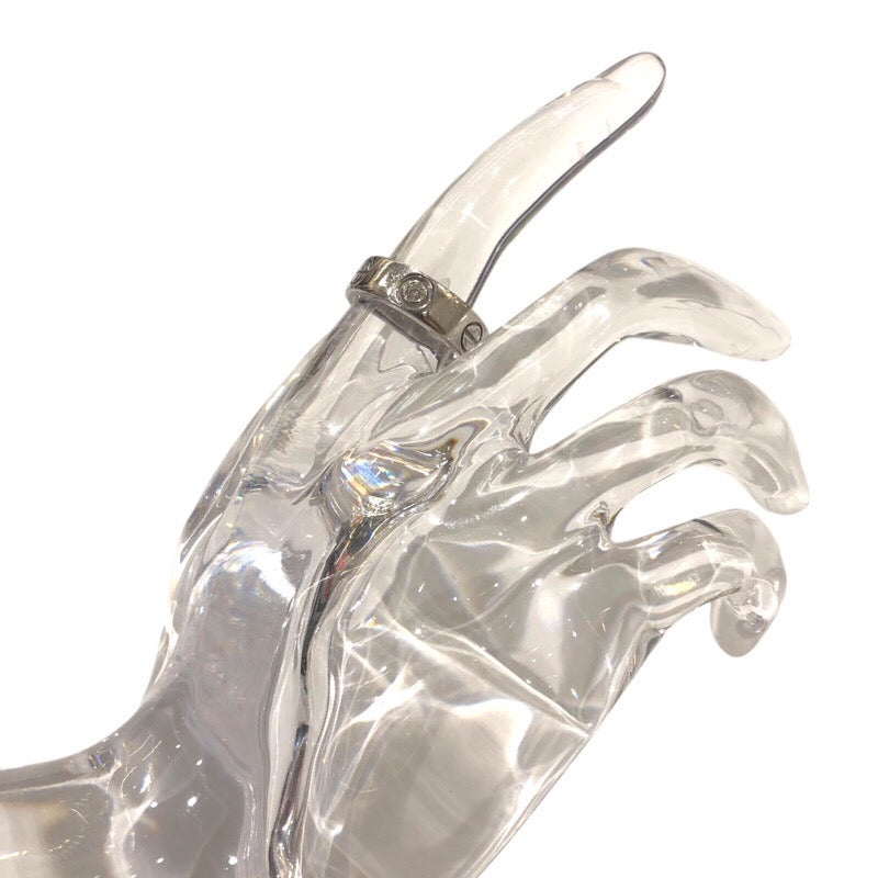 カルティエ Cartier ラブリングハーフダイヤ ホワイトゴールド 750 ジュエリー