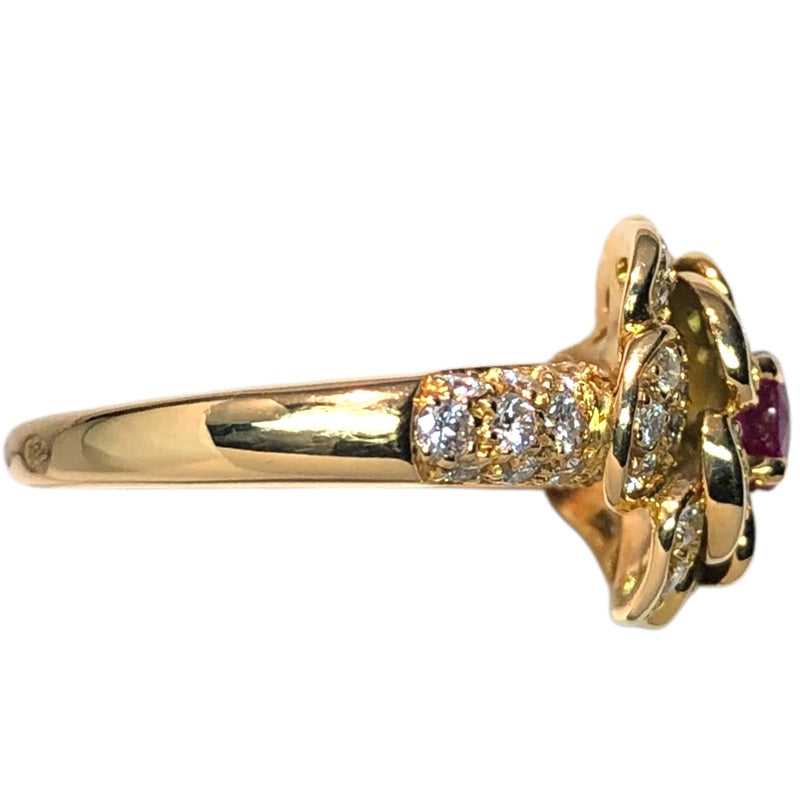 シャネル CHANEL カメリアリング ゴールド 750 ジュエリー