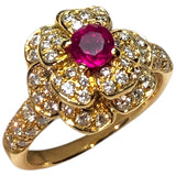 シャネル CHANEL カメリアリング ゴールド 750 ジュエリー