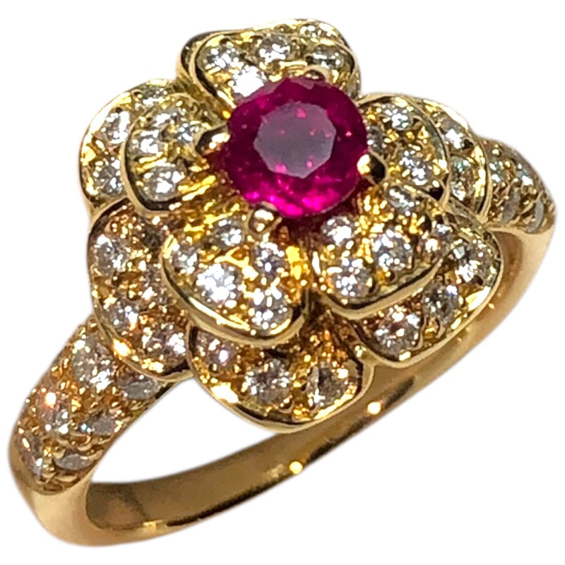 シャネル CHANEL カメリアリング ゴールド 750 ジュエリー