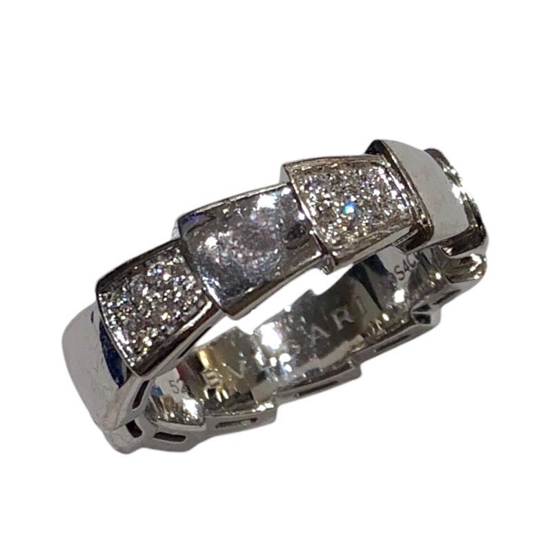 ブルガリ BVLGARI セルペンティヴァイパーダイヤリング ホワイトゴールド 750WG ジュエリー