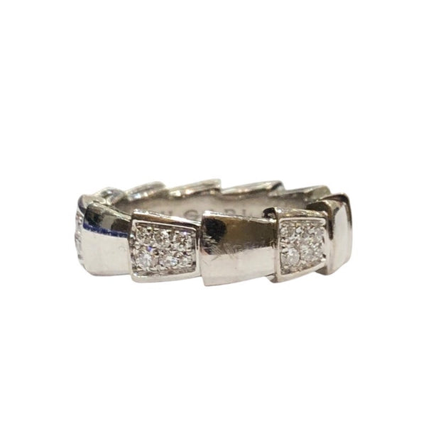 ブルガリ BVLGARI セルペンティヴァイパーダイヤリング ホワイトゴールド 750WG ジュエリー