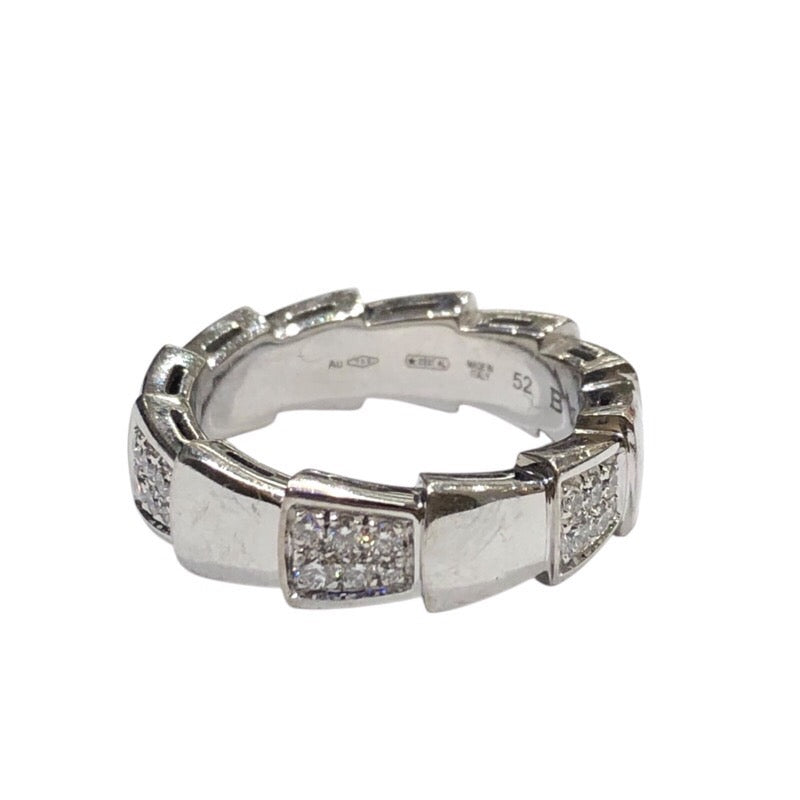 ブルガリ BVLGARI セルペンティヴァイパーダイヤリング ホワイトゴールド 750WG ジュエリー