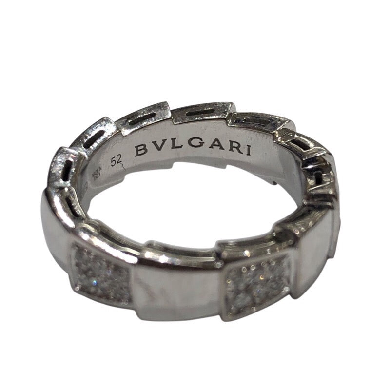 ブルガリ BVLGARI セルペンティヴァイパーダイヤリング ホワイトゴールド 750WG ジュエリー