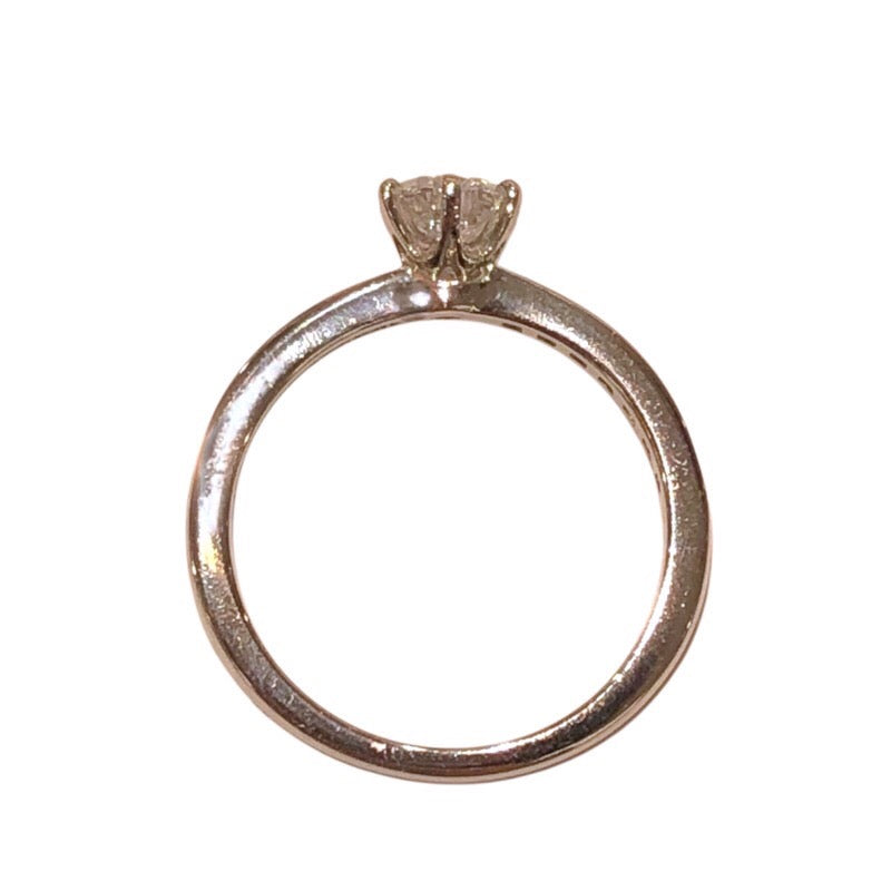 ティファニー TIFFANY＆CO セッティングエンゲージメントリング シルバー Pt950 ダイヤモンド ジュエリー