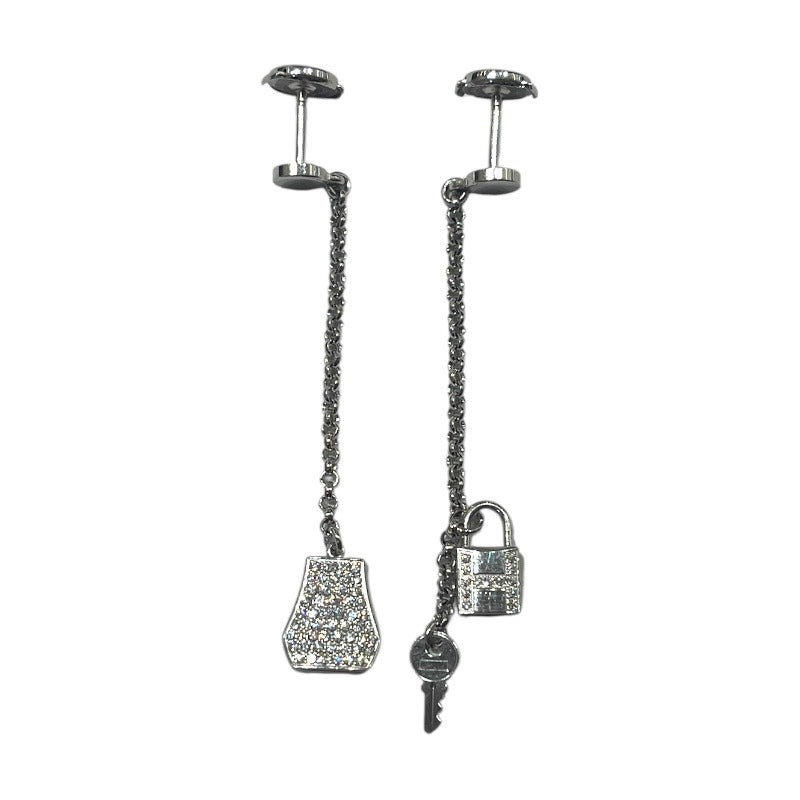 エルメス HERMES ケリークロシェットピアス ホワイトゴールド 750 ジュエリー