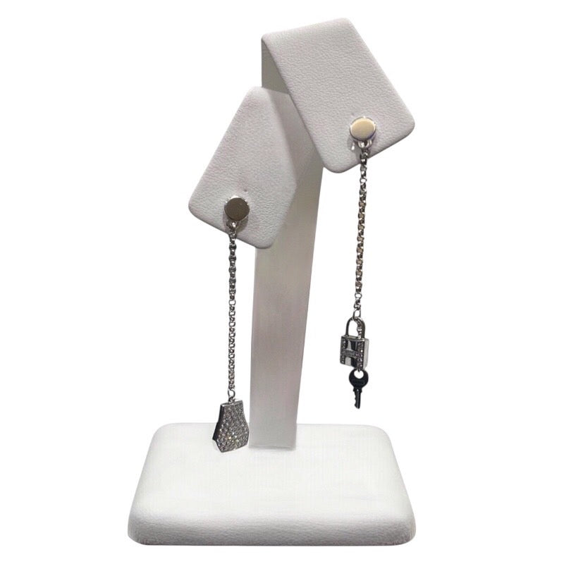 エルメス HERMES ケリークロシェットピアス ホワイトゴールド 750 ジュエリー