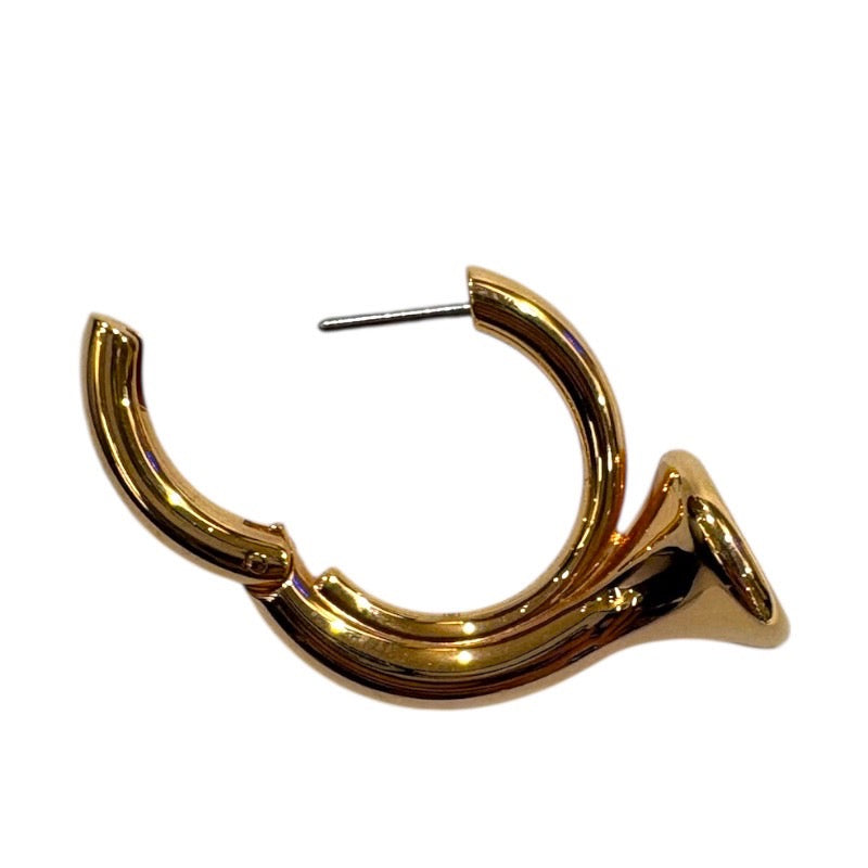 エルメス HERMES コルPMピアス ピンクゴールド GP ジュエリー