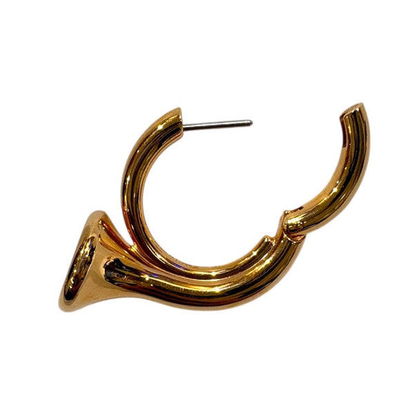 エルメス HERMES コルPMピアス ピンクゴールド GP ジュエリー