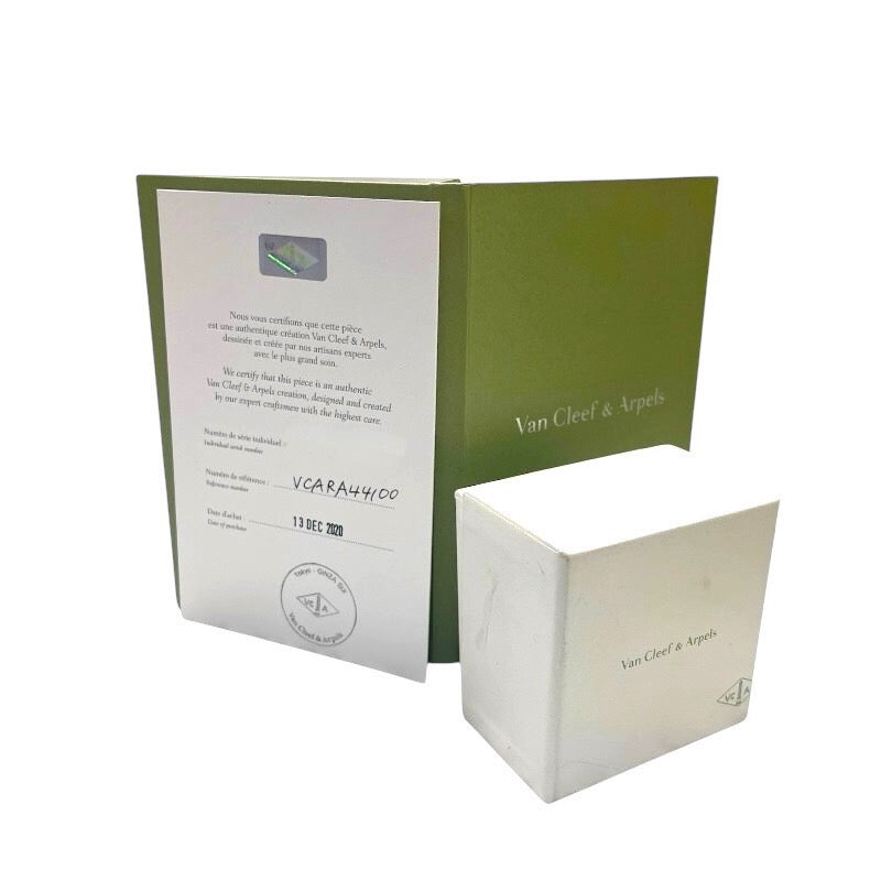 ヴァンクリーフ＆アーペル Van Cleef & Arpels ヴィンテージアルハンブラピアス マザーオブパール Au750 ジュエリー