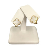 ヴァンクリーフ＆アーペル Van Cleef & Arpels ヴィンテージアルハンブラピアス マザーオブパール Au750 ジュエリー