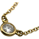 ティファニー TIFFANY＆CO バイザヤードネックレス ゴールド Au750 ジュエリー