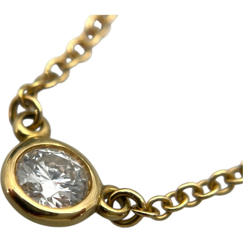 ティファニー TIFFANY＆CO バイザヤードネックレス ゴールド Au750 ジュエリー