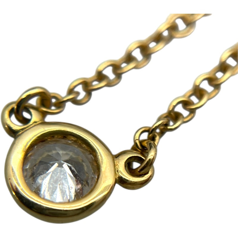 ティファニー TIFFANY＆CO バイザヤードネックレス ゴールド Au750 ジュエリー