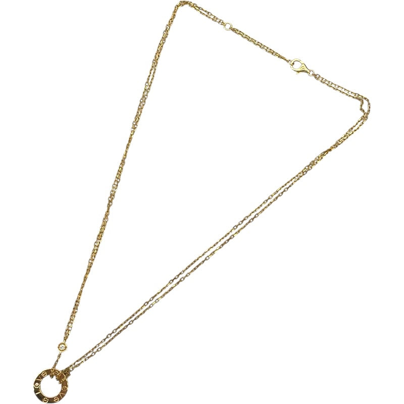 カルティエ Cartier ラブサークル2PDネックレス ゴールド 750 ジュエリー