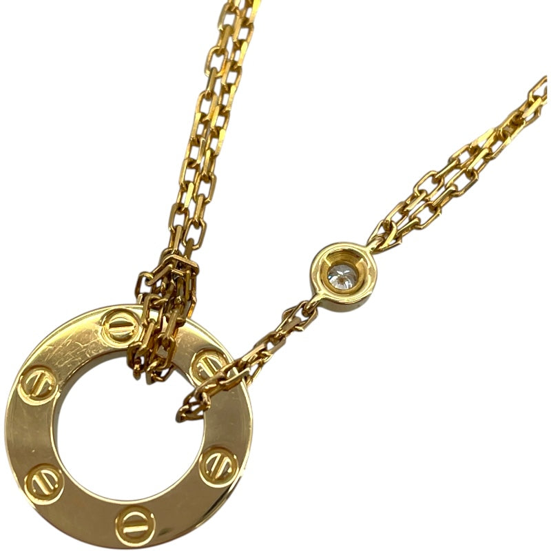 カルティエ Cartier ラブサークル2PDネックレス ゴールド 750 ジュエリー